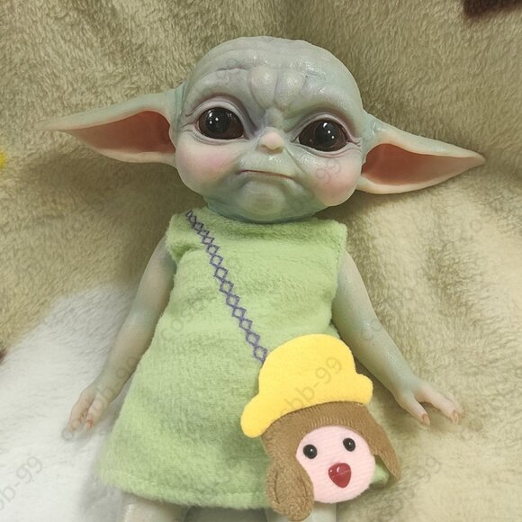 34cm YoYo Elf Dolls Adorable Full Silicone Handmade Reborn Baby Girl Cute Doll - Picture 6 of 7